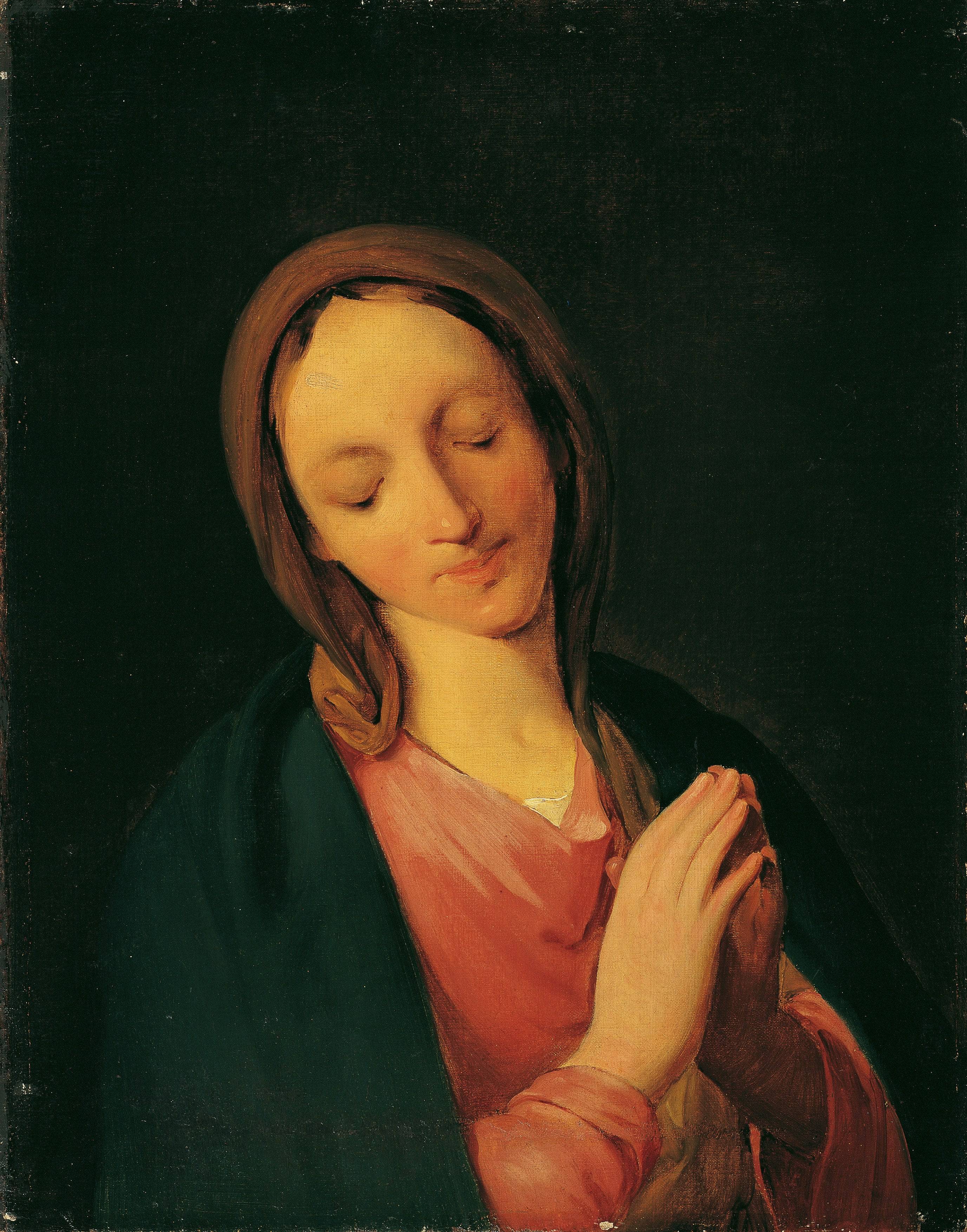 Madonna - August von Pettenkofen