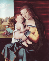 Madonna Con Il Bambino 1 by Bartolomeo Veneto — hand-painted cultural oil painting reproduction on canvas