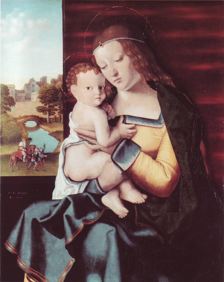 Madonna Con Il Bambino 1 by Bartolomeo Veneto — hand-painted cultural oil painting reproduction on canvas