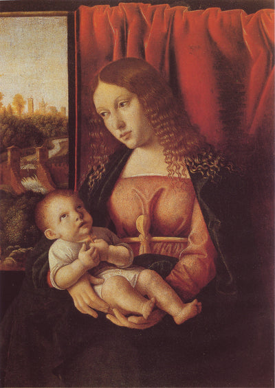Madonna Con Il Bambino in home office