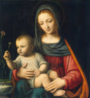Madonna of the Carnation by Bernardino Luini — religion oil painting wall art, High Renaissance