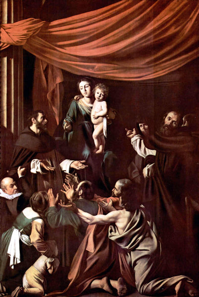 Madonna of the Rosary (Madonna del Rosario) in hallway