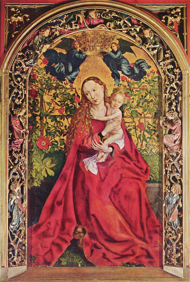 Madonna of the Rose Bower - Martin Schongauer