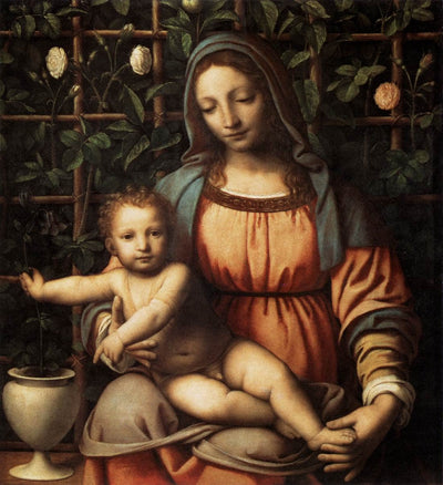 Madonna of the Rose-bush in bedroom