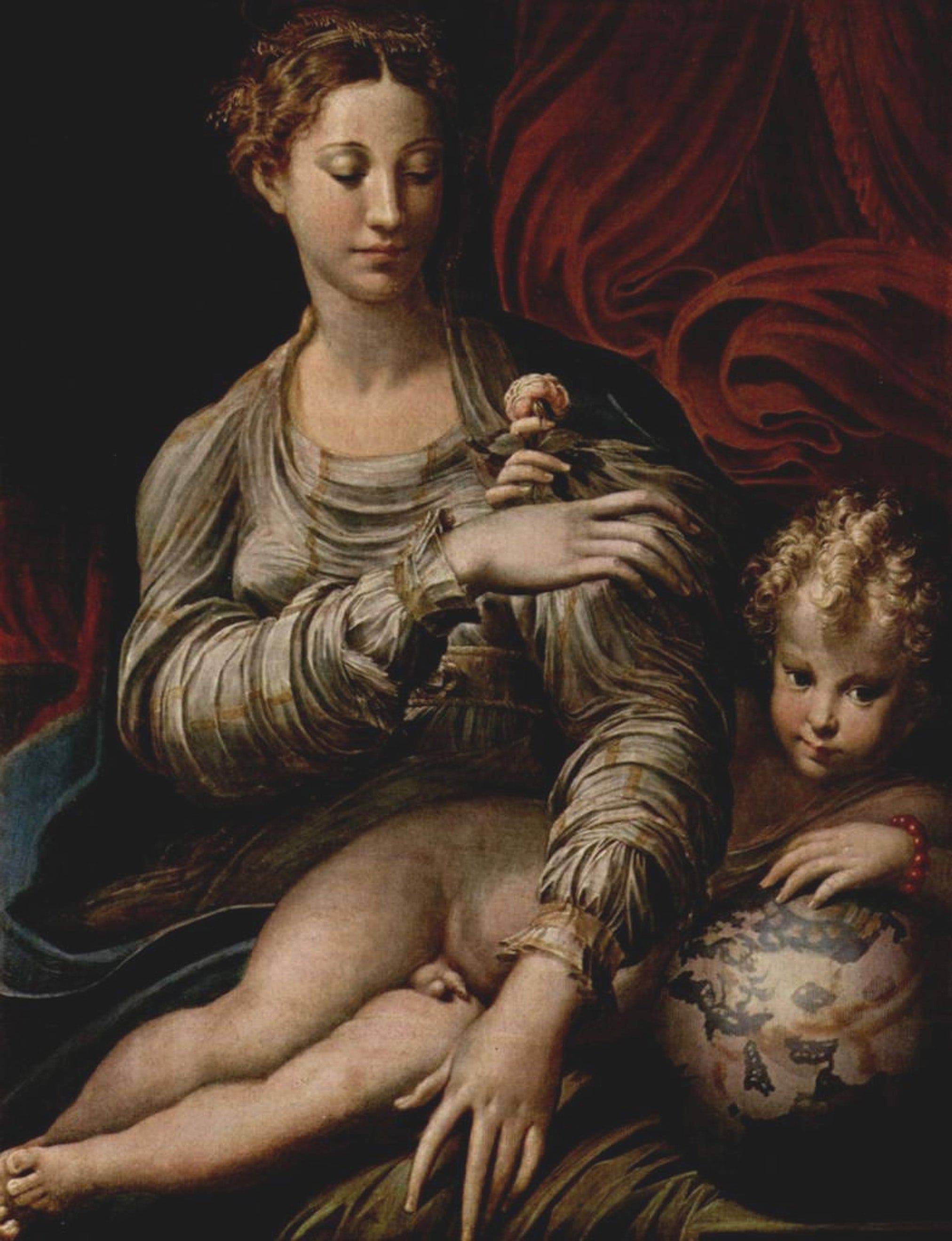 Madonna of the Rose - Parmigianino