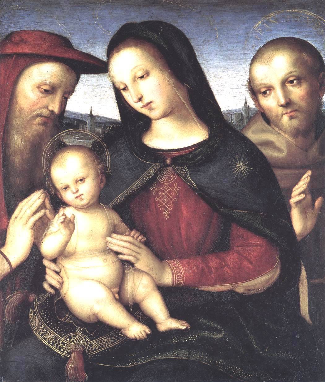 Madonna with Child and Saints - Raphael