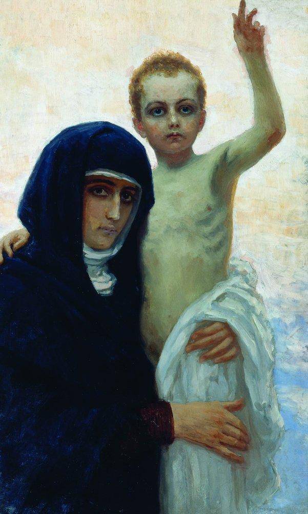 Madonna with Child - Ilya Repin