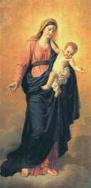 Madonna with the Child by Orest Kiprensky, religious oil painting wall art, Romanticism