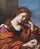 Magdalene contemplating the Crown of Thorns in study