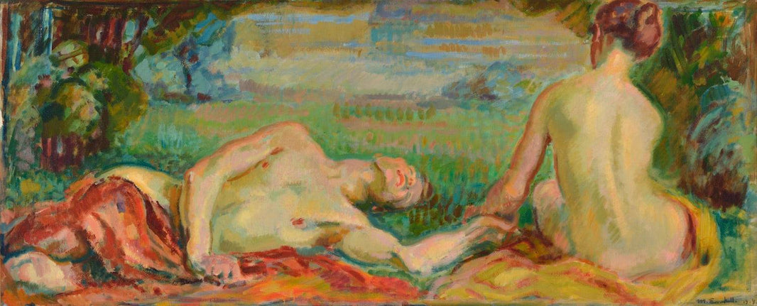 Moment of Rest by Magnus Enckell, hand-painted cultural oil painting reproduction on canvas