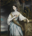 Anne Dashwood by Joshua Reynolds — male oil painting wall art, Rococo