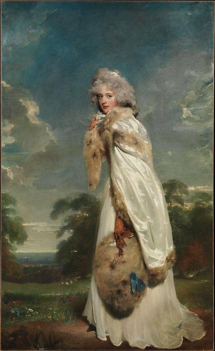 Elizabeth Farren (born c. 1759, died 1829), Later Countess of Derby by Thomas Lawrence — hand-painted landscape oil painting reproduction on canvas