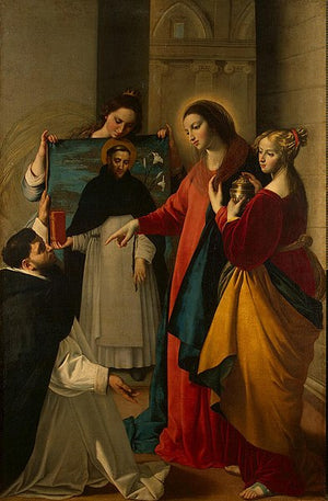 Appearance of the Virgin to a Monk of Dominican Order in Soriano - Juan Bautista Maíno