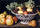 Maiolica Basket of Fruit in living room