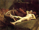 Male Model Resting by John Singer Sargent — hand-painted cultural oil painting reproduction on canvas