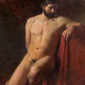 Male Nude with a Drape