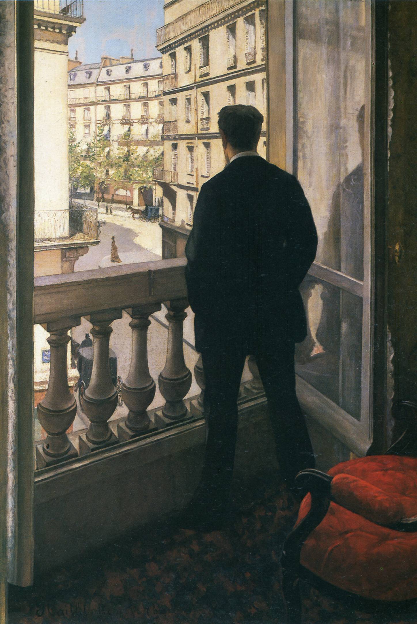 Man at the Window - Gustave Caillebotte