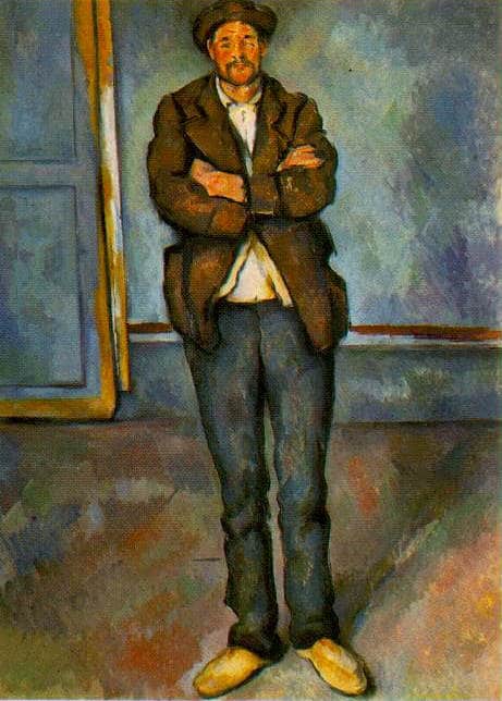 Man in a room - Paul Cezanne