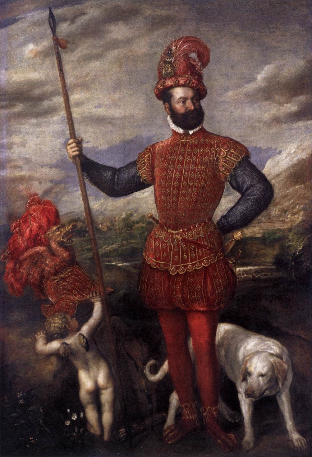 Man in Military Costume - Titian