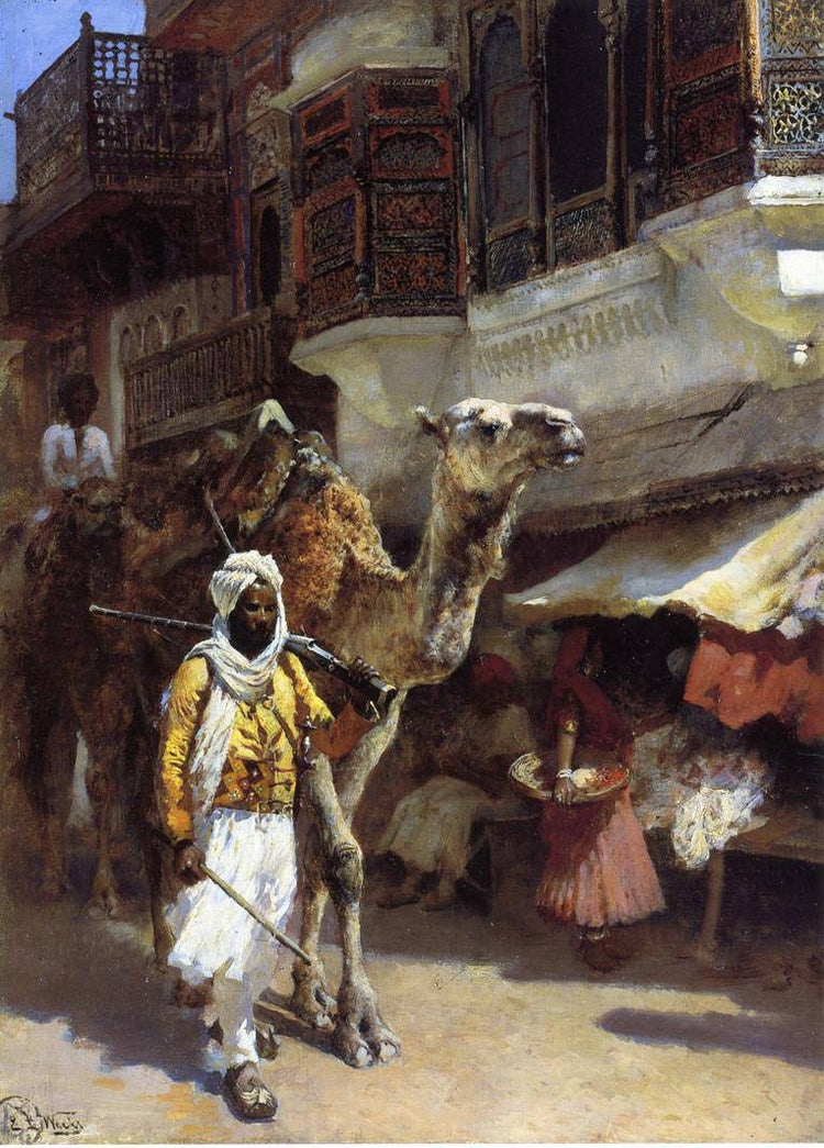 Man Leading a Camel - Edwin Lord Weeks