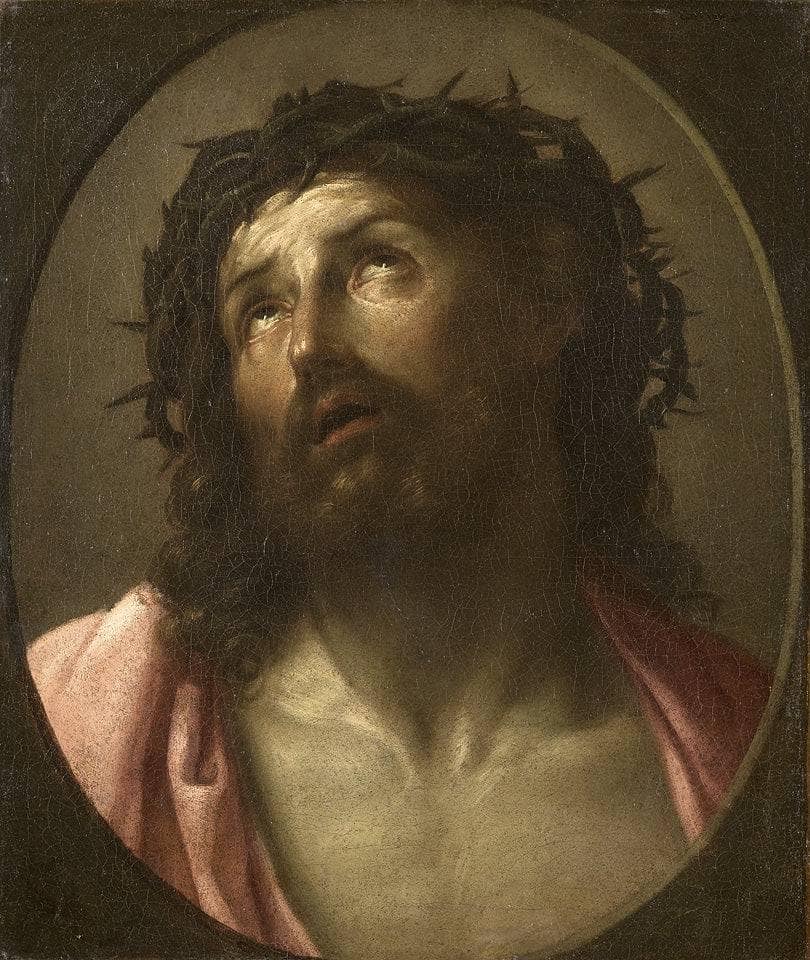 Man of Sorrows by Guido Reni — hand-painted portrait oil painting reproduction on canvas
