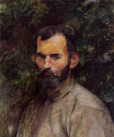 Man`s Head in hallway