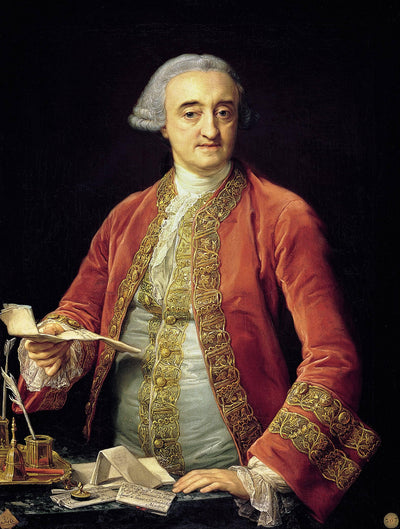 Manuel De Roda Y Arrieta in home office