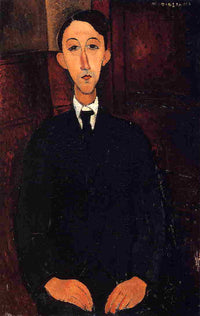 Manuel Humberg Esteve by Amedeo Modigliani — hand-painted portrait oil painting reproduction on canvas