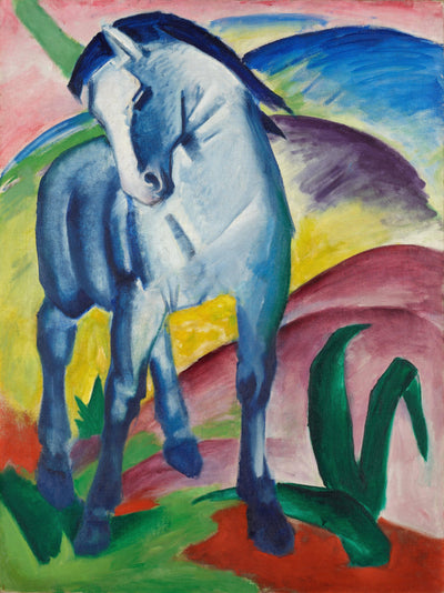 Blue Horse I in study