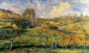 March Sun, Pontoise by Camille Pissarro — rural oil painting wall art, Impressionism