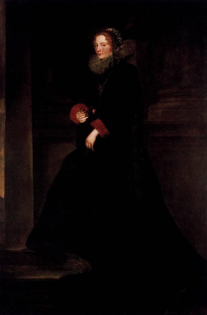 Marchesa Geronima Spinola by Anthony van Dyck — hand-painted portrait oil painting reproduction on canvas