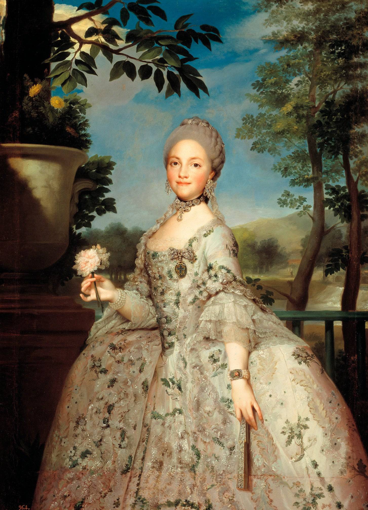 María Luisa of Parma, Princess of Asturias - Anton Raphael Mengs