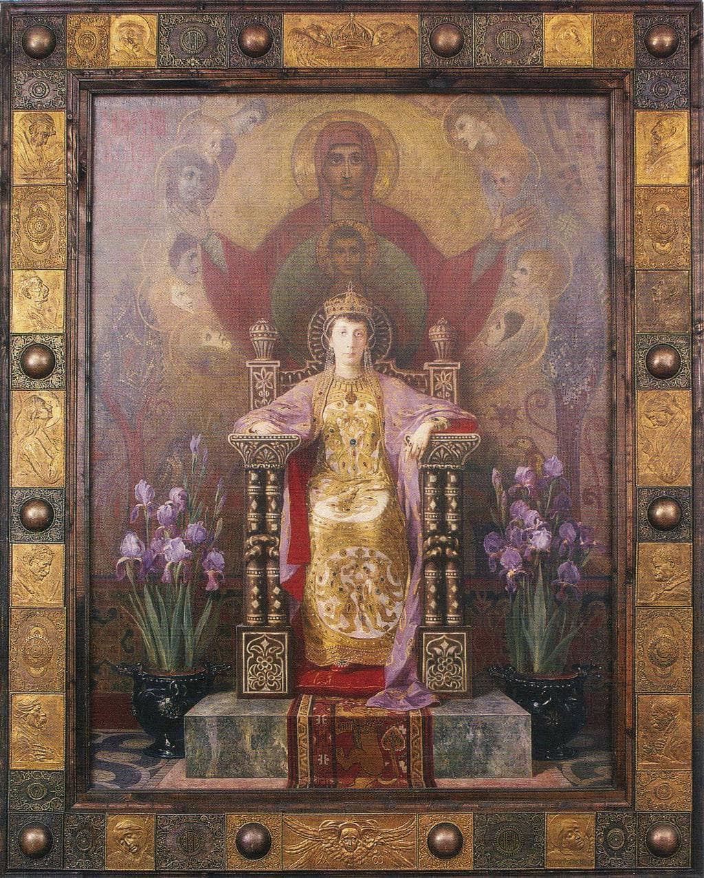 Portrait of Princess Maria Louisa by Ivan MrkviÑka — hand-painted cultural oil painting reproduction on canvas