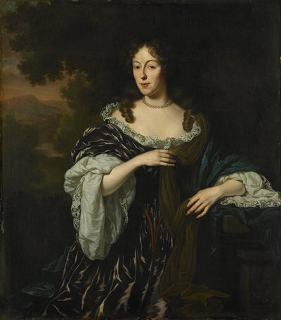 Maria Schaep, Echtgenote Van Hendrick Bicker by Michiel van Musscher — oil painting reproduction