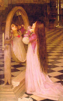 Mariana in the South by John William Waterhouse — female oil painting wall art, Romanticism