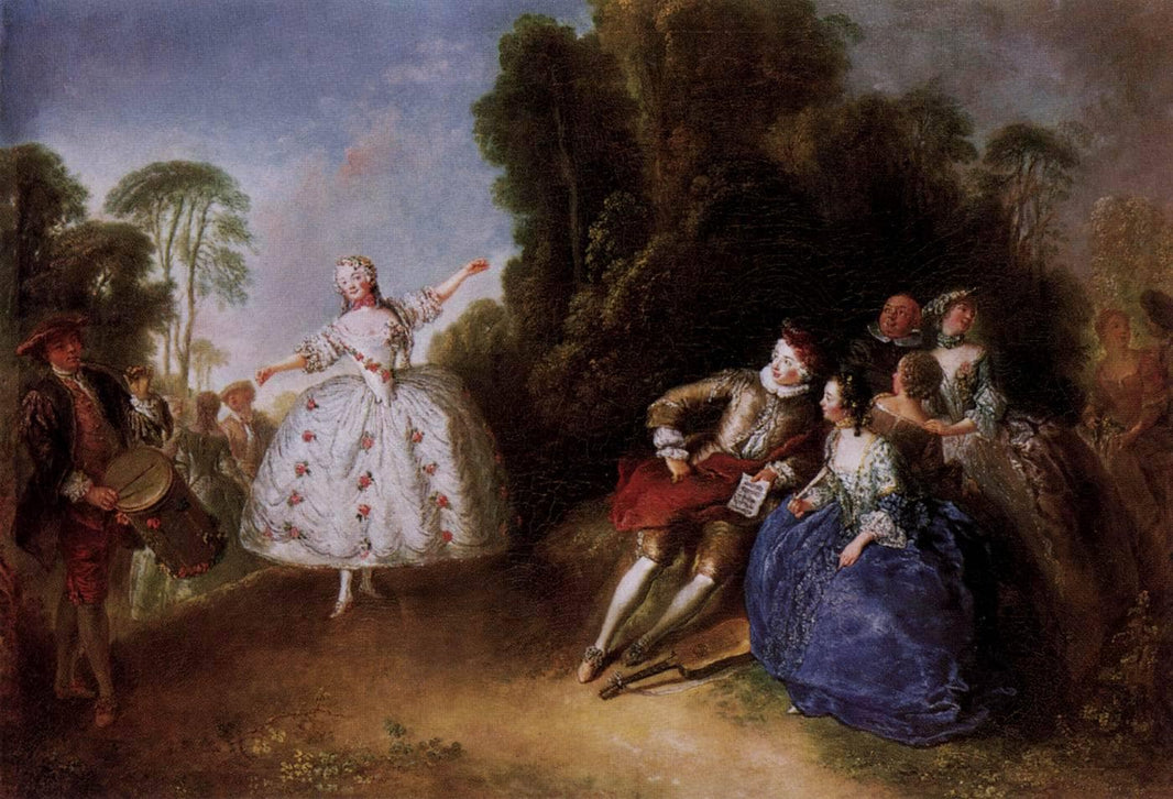 Marianne Cochois by Antoine Pesne — hand-painted portrait oil painting reproduction on canvas