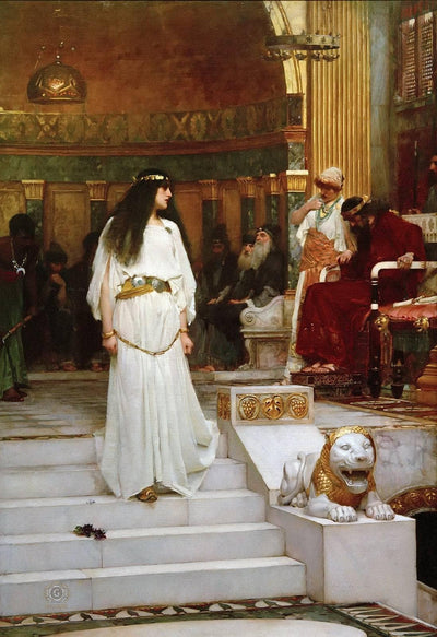 Marianne Leaving the Judgement Seat of Herod in hallway