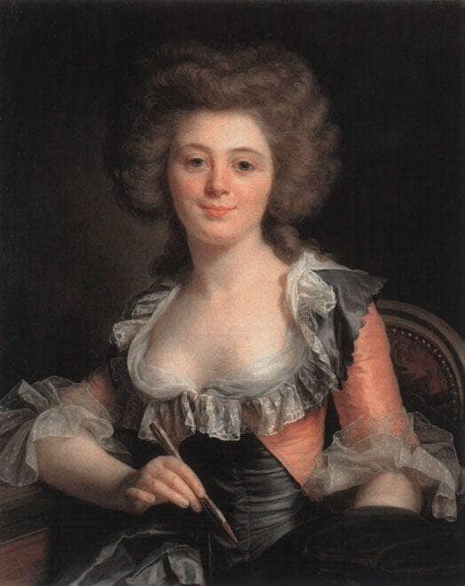 Self Portrait by Marie-Gabrielle Capet — hand-painted portrait oil painting reproduction on canvas