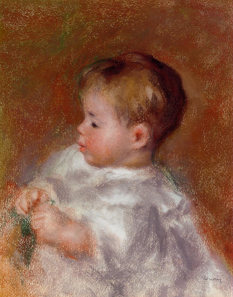 Marie Louise Durand Ruel by Pierre-Auguste Renoir — hand-painted portrait oil painting reproduction on canvas