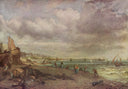 Marine Parade and Old Chain Pier by John Constable — hand-painted landscape oil painting reproduction on canvas