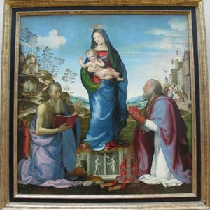 Mariotto Albertinelli E Franciabigio, Madonna Col Bambino Tra I Santi Girolamo E Zanobi