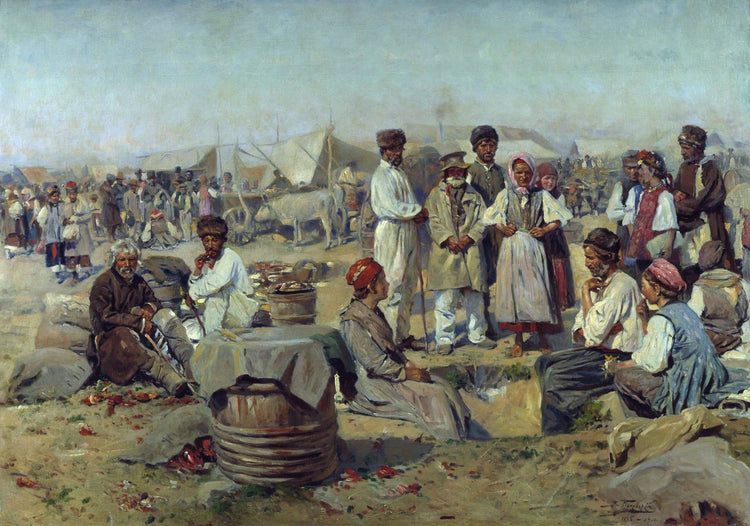 Market fair in Poltava - Vladimir Makovsky