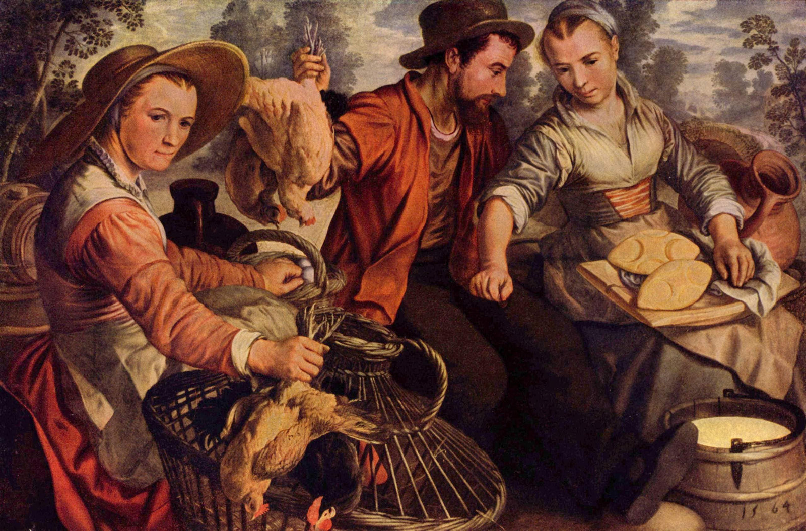 Market scene
