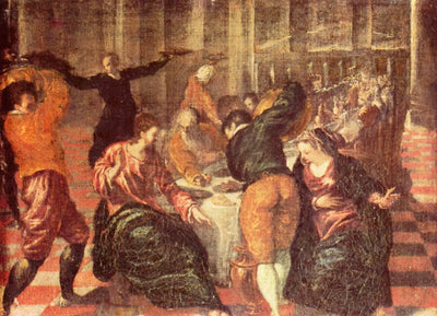Marriage at Cana in entryway