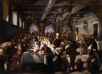 Marriage at Cana in entryway