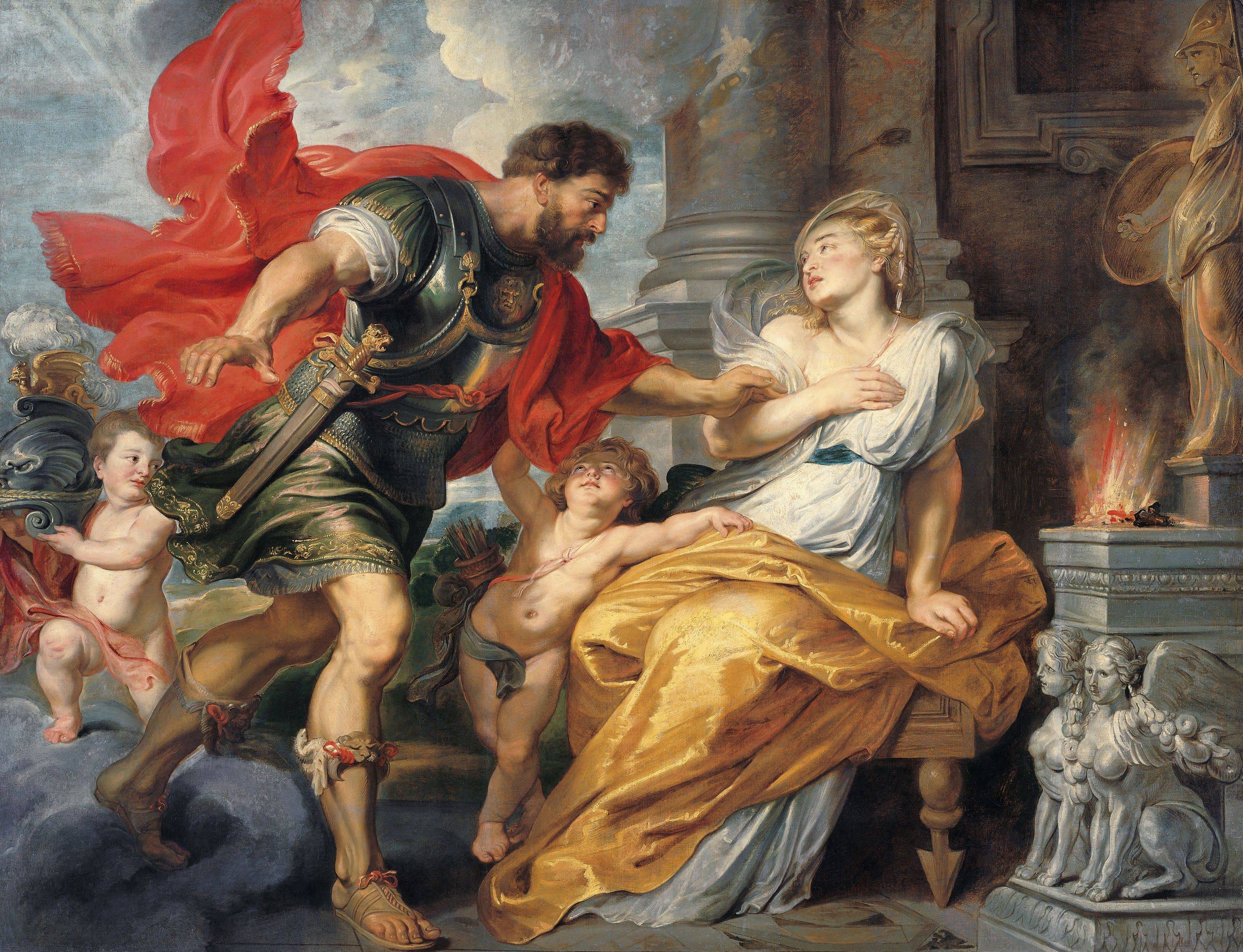 Mars and Rhea Silvia - Peter Paul Rubens