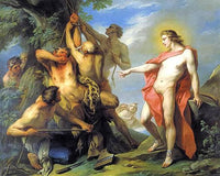Marsyas Flayed by the Order of Apollo by Charles-Andre van Loo (Carle van Loo) — hand-painted cultural oil painting reproduction on canvas
