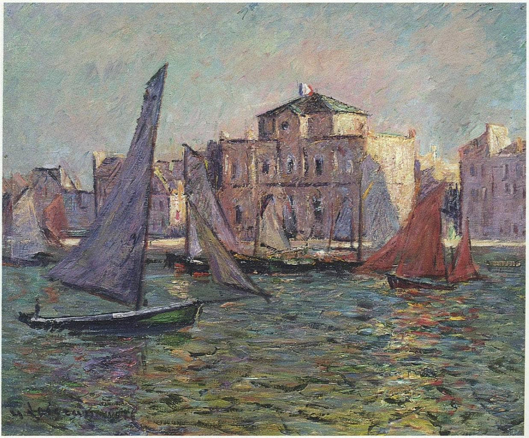 Martigues by Gustave Loiseau — hand-painted impressionism oil painting reproduction on canvas