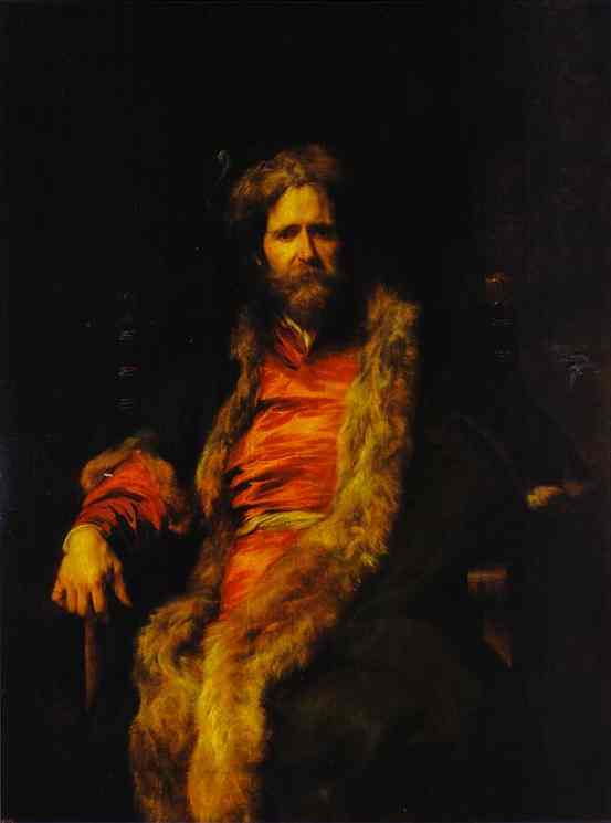 Martin Ryckaert by Anthony van Dyck — hand-painted portrait oil painting reproduction on canvas