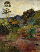Martinique Landscape by Paul Gauguin — rural oil painting wall art, Post Impressionism